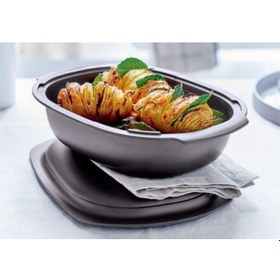 Resim Tupperware Ultra Pro 2 Lt Fırın Kabı Antrasit 