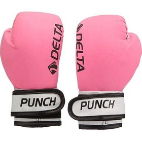 Resim Delta Punch Boks Eldiveni Boks Eldivenleri Unisex Pembe 