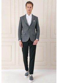 Resim Efor C 660 Slim Fit Füme Spor Ceket Füme 