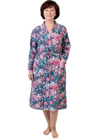 Resim Lubimyj Halat Ev Kıyafeti Bornozu 18165611 Koyu Mavi 