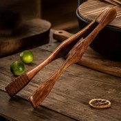 Resim Yemek Klipsi Mutfak Yüksek Sıcaklığa Dayanıklı Katı Ahşap Biftek Klipsi Yemek Meyve Ekmek Kızartma Barbekü Araç Klipsi Noodle Klipsi 1 