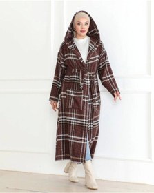 Resim Winter Desen Oduncu Kuşaklı Kap / Kırmızı - F0505 Kırmızı 