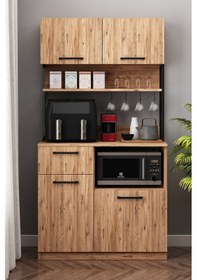 Resim Ervin Kahve Köşesi Airfry Kiler Dolabı Atlantik Çam Atlantik Çam 