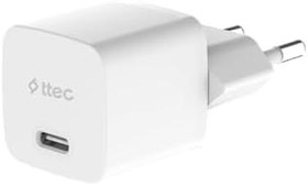 Resim ttec SmartCharger GAN 20W PD Seyahat Hızlı Şarj Aleti Beyaz 2SCG20 