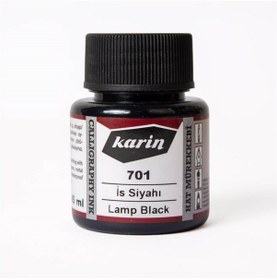 Resim Karin Hat Mürekkebi 45 ml. 701 İs Siyahı 