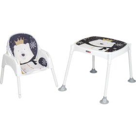 Resim Tommybaby 3 in 1 Çalışma Masalı ve Pedli Mama Sandalyesi 