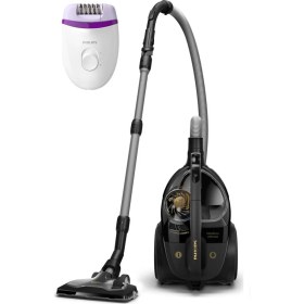 Resim Philips Philips Torbasız Süpürge 900 Watt 5 Yıl Garantili Philips Epilasyon Hediyeli 