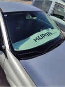 Resim BTL OTOMOTİV Kupon Baskılı Oto Göğüs HAVLUSU Örtüsü Beyaz 