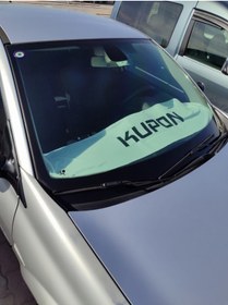 Resim BTL OTOMOTİV Kupon Baskılı Oto Göğüs HAVLUSU Örtüsü Beyaz 