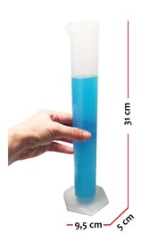 Resim AEK-Tech 0-100 Uzun Form Alkolmetre ve Arco 250ml Mezür Seti 
