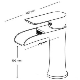 Resim Fause Lavabo Bataryası Şelale Fırçalanmış Nikel Klb112-br Nikel 