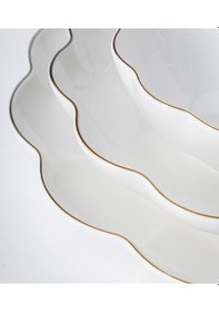 Resim Maxx Doria Livia Gold 12 Kişilik 58 Parça Yemek Takımı Pa2093 Beyaz - Gold 