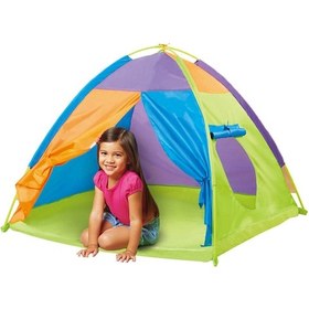 Resim Reedark Çocuk Oyun Çadırı - İç Ve Dış Mekan Kullanımı İçin 110x110cm Eğlenceli Çocuk Evi Çok Renkli 
