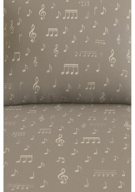 Resim Çift Kişilik Desenli Nevresim + 2 Adet Kapaklı Yastık Kılıfı Antrasit 