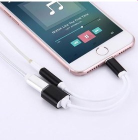 Resim Ally iPhone 13-12-11 -XS-8 -7 3.5 MM Kulaklık ve Şarj Dönüştürücü 