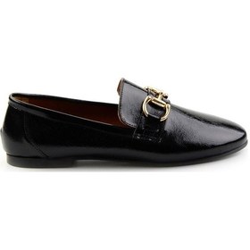 Resim Siyah Kadın Loafer Ayakkabı K01140003942 Siyah 
