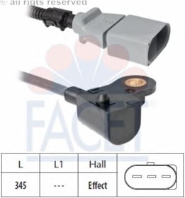 Resim Vw Tıguan 2.0 Tdı Cbab 07→ Eksantrik Devir Sensörü 03L957147 