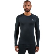 Resim Odlo Fundamentals Active Warm Bl Top Crew Neck L/s Erkek Siyah İçlik Üst 