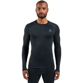 Resim Odlo Fundamentals Active Warm Bl Top Crew Neck L/s Erkek Siyah İçlik Üst 