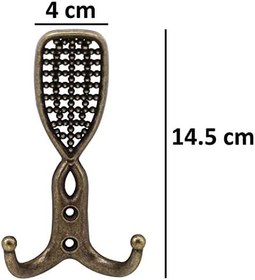 Resim Badem10 Osmanlı Portmanto Vestiyer Duvar Askısı Dolap Elbise Askılığı Antik Sarı 