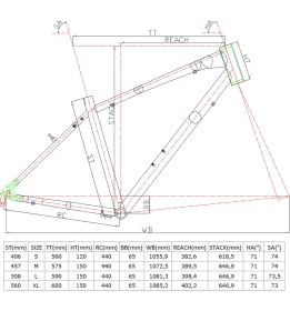 Resim Carraro Sportive 227C 18-V Hd Trekking Şehir Bisikleti - Satin Mavi-Sarı-Siyah - 51 cm 