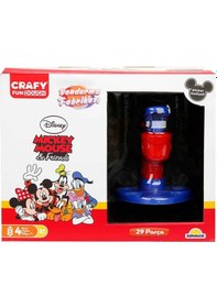 Resim Mickey Mouse Dondurma Fabrikası Oyun Hamuru Seti 200 G 29 Parça Çok Renkli 
