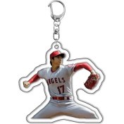 Resim Jump Rabbit Beyzbol Oyuncusu Akrilik Anahtarlık Shohei Otani Kolye Karakter Çevre (Yurt Dışından) 