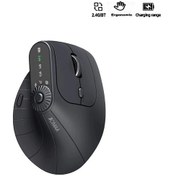 Resim Çok Cihazlı Dikey Ergonomik Fare, Fonksiyon Ayarlı Kno Şarj Var 