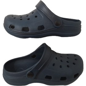 Resim Gezer Crocs Model Kapalı Lacivert Ortopedik Sabo Terlik 