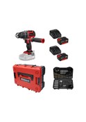 Resim Einhell TP-CD 18/60 Li-ı Bl Solo Akülü Vidalama + 2x4AH Akü + 103 Parça Uç Seti Çanta Dahil HBCV0000AI6YHK 