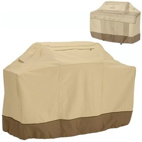 Resim Sones Oxford Kumaş Su Geçirmez Toz Geçirmez Barbekü Örtüsü Çeşitli Torbalı, Boyut: 170x61x117cm Bej 