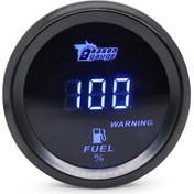 Resim Geeroyoo 52mm Evrensel Dijital Yakıt Göstergesi 12v 240-33ohm Araç Kamyon Motosiklet Mavi/kırmızı Led 2inç Jzr-gy 
