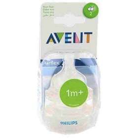 Resim Avent SCF632/27 Biberon Emziği Silikon 1 Ay ve Üzeri 2'li 