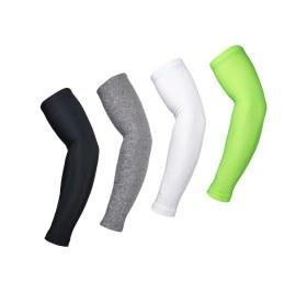 Resim Dianziye Sıcak Ve Soğukta Koruma Sağlar, Kayma Engellici Silikonlu, Uv Engelleme Bisiklet Spor Kollukları - Siyah L Beden Siyah 