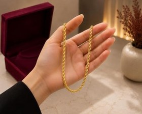 Resim Rome Oro 440mm Halat Altın Zincir 55 cm 14 Ayar 