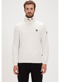 Resim Bad Bear More Bear Full-zıp Erkek Ekru Sweatshirt 23.02.12.036-c108 001 