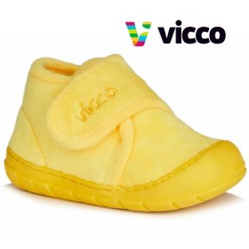 Resim Vicco Color İlk Adım Bebek Ortopedik Çocuk Panduf Spor Ayakkabı SARI 