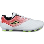 Resim Jump 28224 Beyaz - Kırmızı Çim - Halı Saha Krampon Futbol Ayakkabısı 