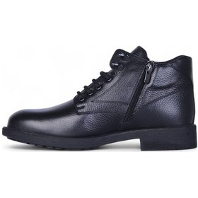 Resim Crısso B482 Siyah Kauçuk %100 Deri Erkek Bot Ayakkabı Siyah 