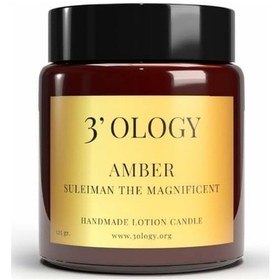 Resim 3'ology Suleiman The Magnificent Handmade Lotion Candle, 125 Gr 