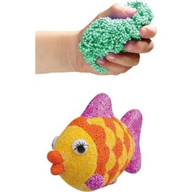 Resim Köpük Hamur 6 Renk 10 G 1 Paket Kurumayan Köpük Oyun Hamuru Hafif Yumuşak Hamur Okul Öncesi Anasınıfı Kreş Etkinlikleri 