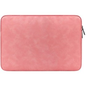 Resim ND12 Lambskin Suya Dayanıklı Dizüstü Bilgisayar Çantası Pembe 13.3 inch 