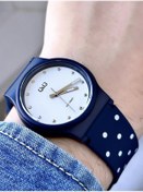 Resim Q&Q Unisex Su Geçirmez Plastik Kordon Kol Saati 
