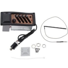 Resim 1 Adet Halk Gitar Pikap Eq Ekolayzır Pre-amp Piezo Tuner Komple Eq-7545r 
