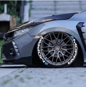 Resim bombtire 3d Lastik Yazısı Uyumlu Mopar Lastik Yazısı 2.5 Cm Ürün 8 Adet Beyaz 