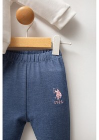 Resim U.S. Polo Assn. U.s. Polo Assn Kız Bebek Beyaz Takım Usb2774-c-v1 Beyaz 
