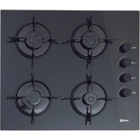 Resim Ukinox Carlo 60 cm Siyah Cam Ocak 