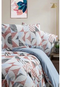 Resim Tek Kişilik Nevresim Takımı Quadra - 160x220 Çok Renkli 