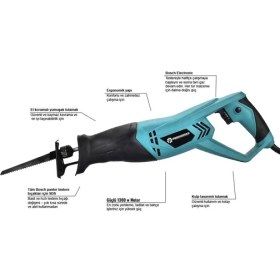 Resim Prohummer PH100 Elektrikli Tilki Kuyruğu Testere 