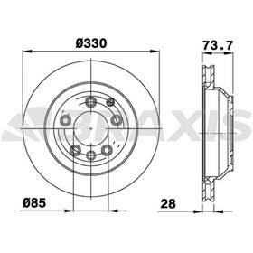 Resim ARKA FREN DISK AYNASI (17) TOUAREG Q7 07> 